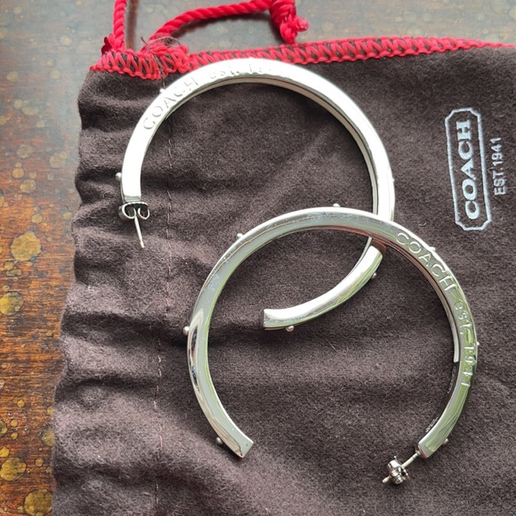 Coach Hoop earrings - Picture 4 of 4